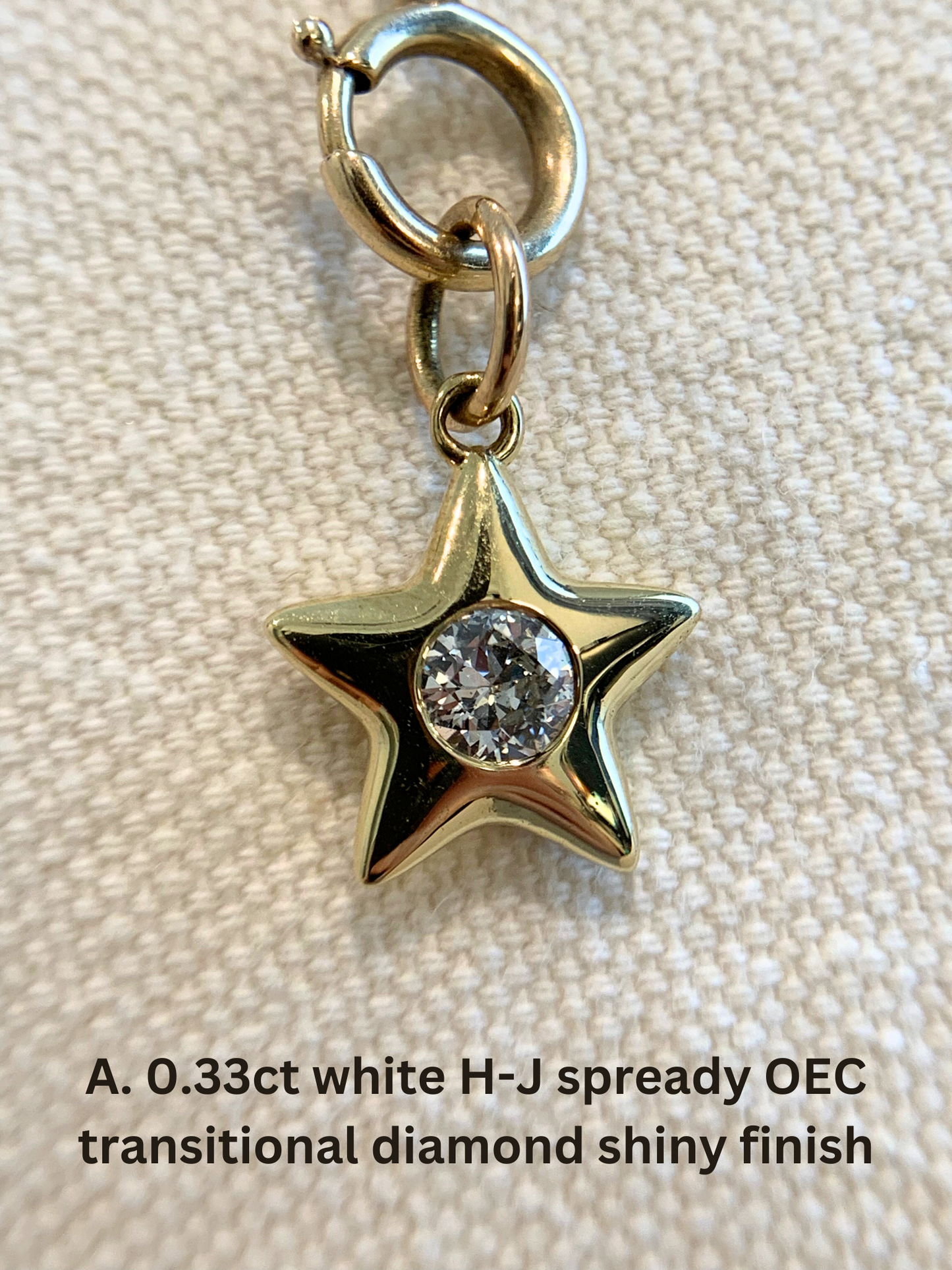 18k Little Star© volume 11: old cut diamonds & limited Hex edition sapphires