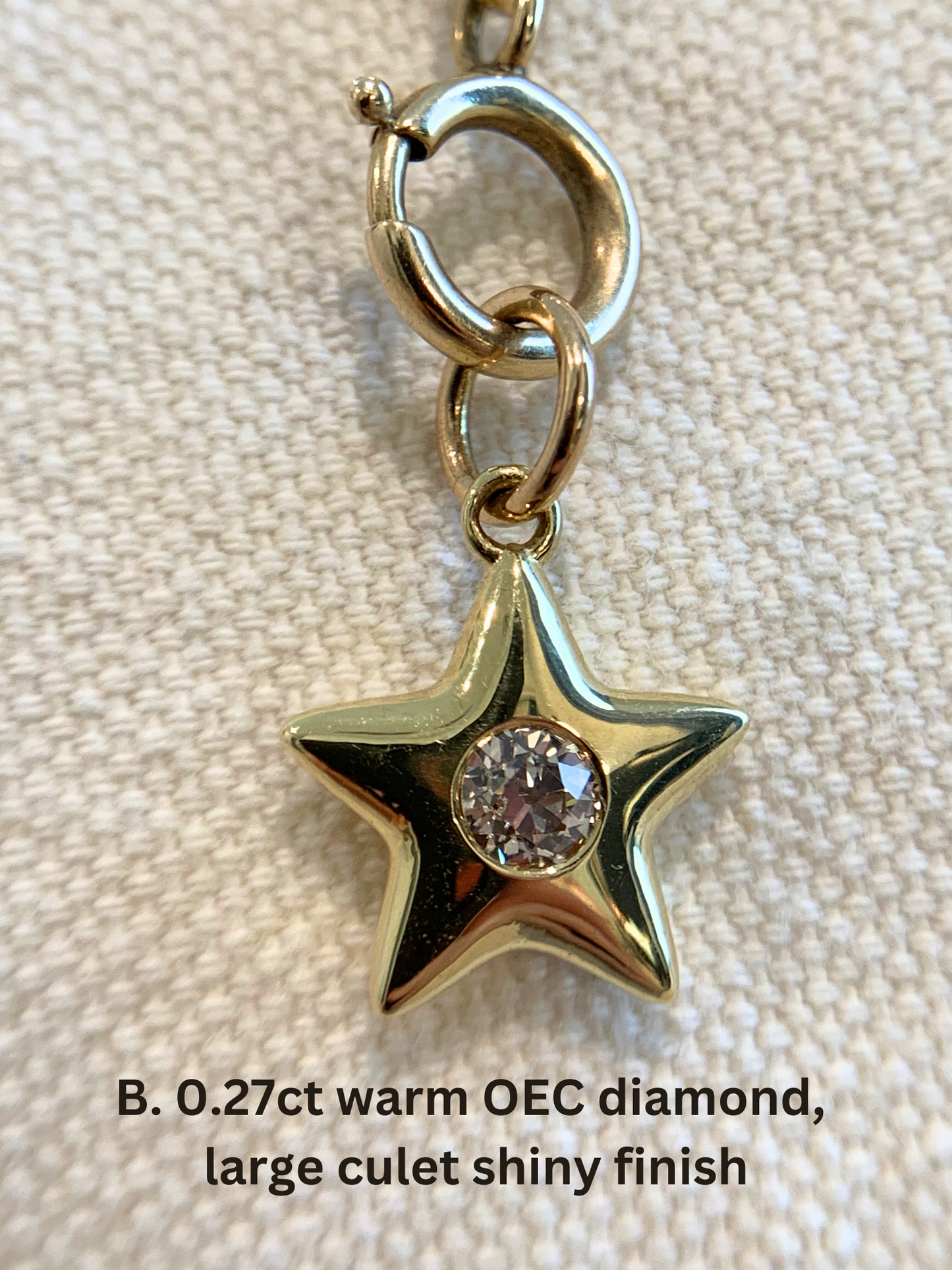 18k Little Star© volume 11: old cut diamonds & limited Hex edition sapphires