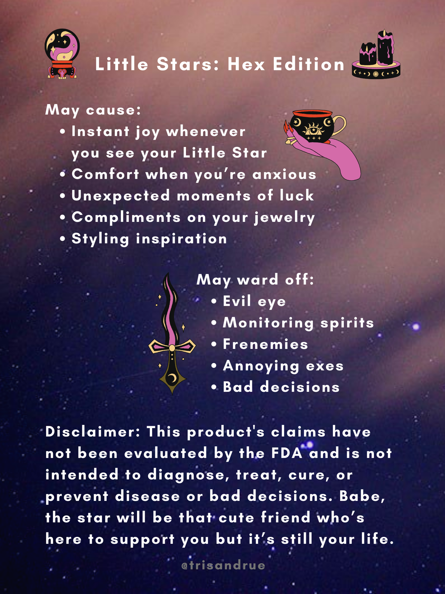 18k Little Star© volume 11: old cut diamonds & limited Hex edition sapphires