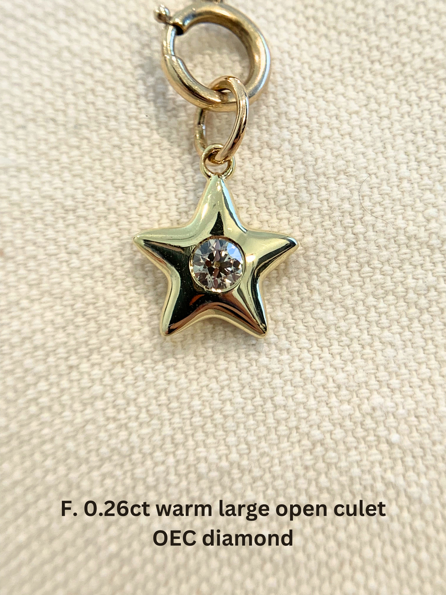 18k Little Star© volume 12: old cut diamonds, limited Hex edition sapphires, emerald