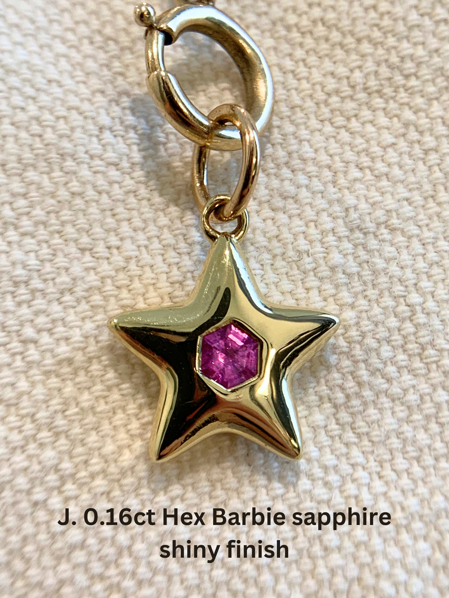 18k Little Star© volume 11: old cut diamonds & limited Hex edition sapphires