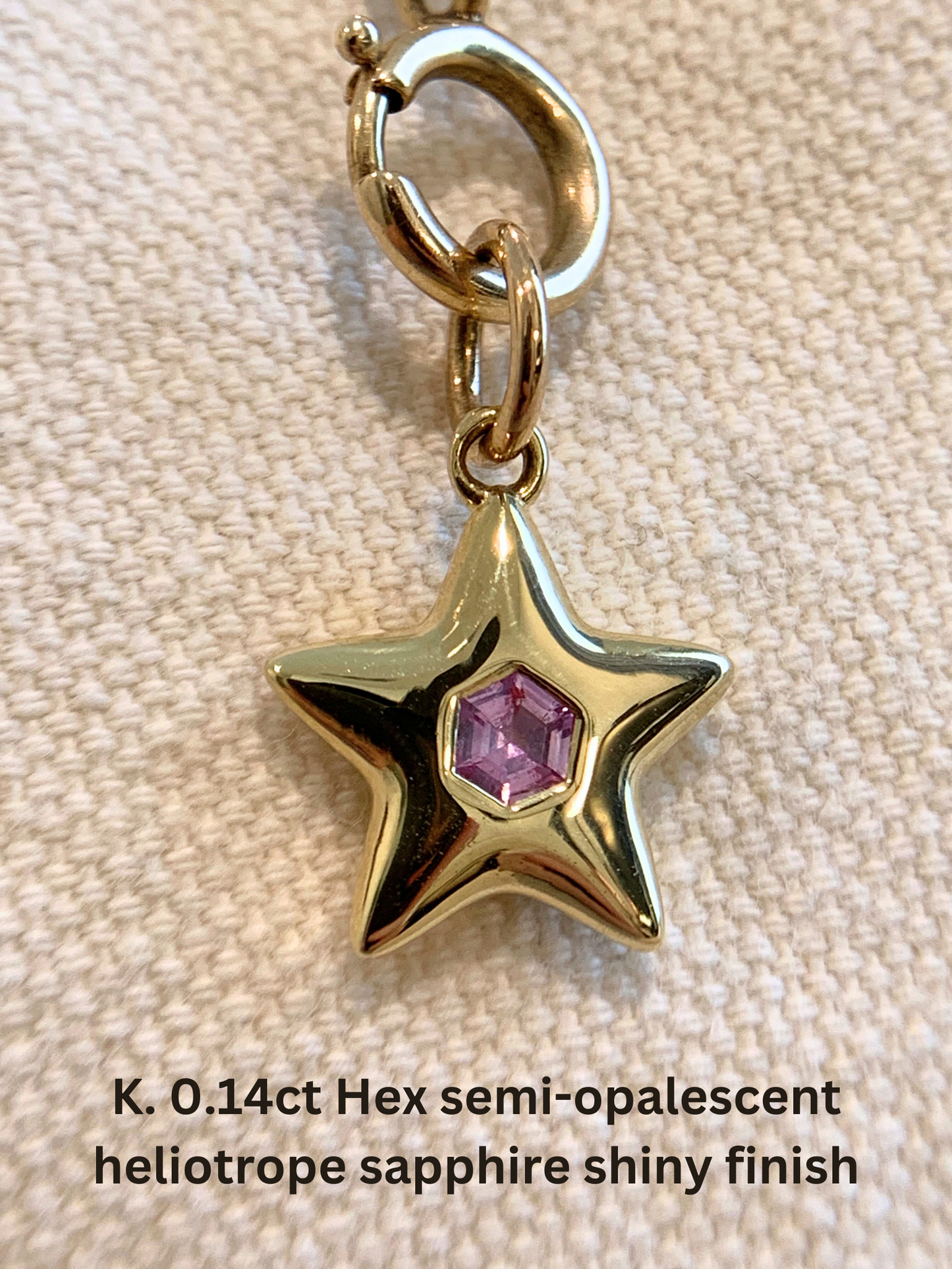 18k Little Star© volume 11: old cut diamonds & limited Hex edition sapphires