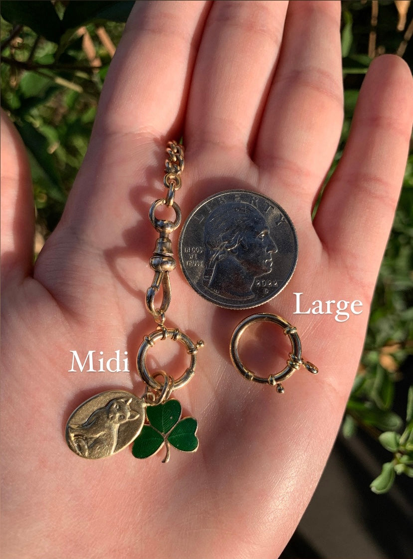 14k Bolt clasps (choice of two styles)