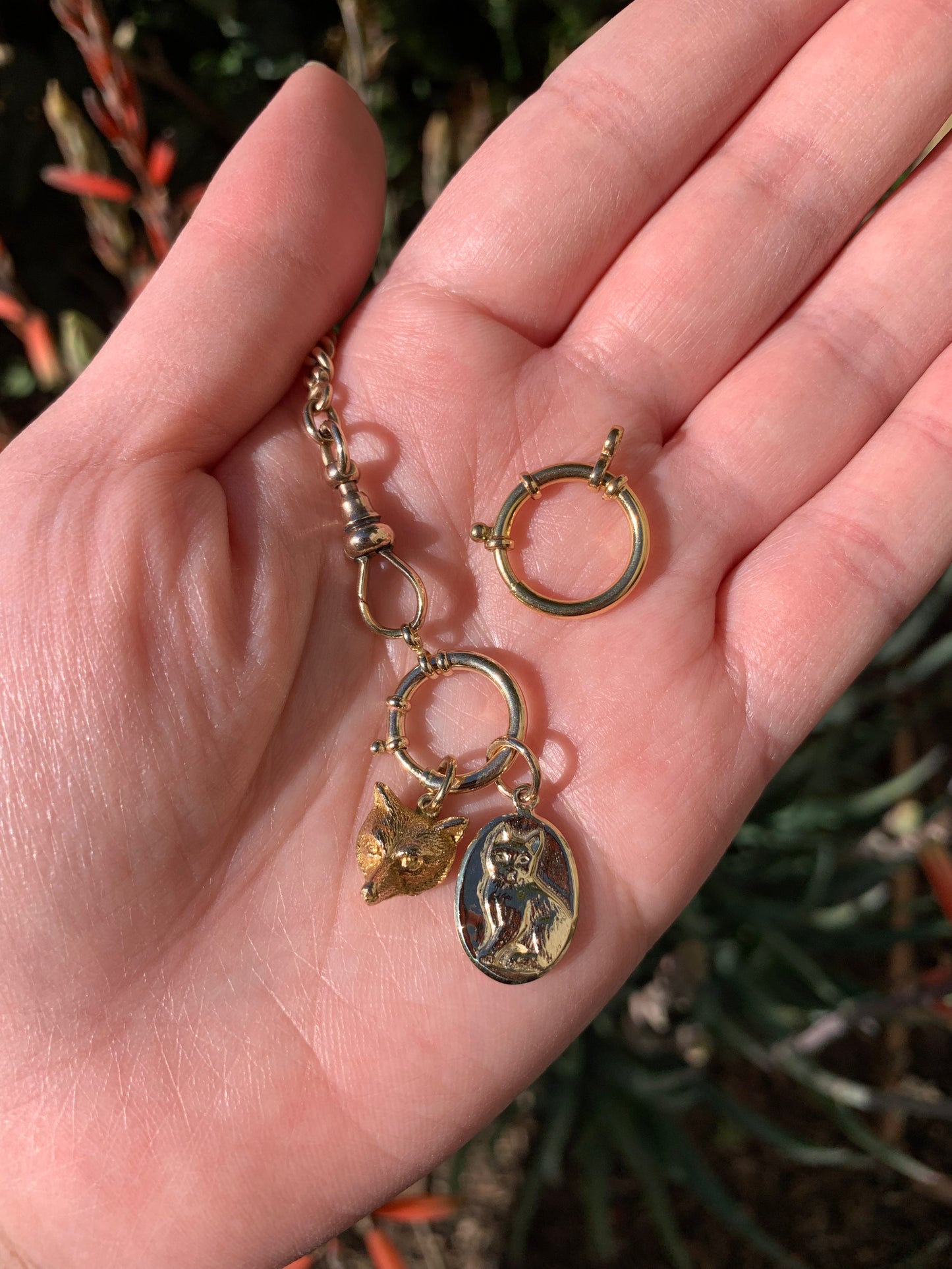14k Bolt clasps (choice of two styles)