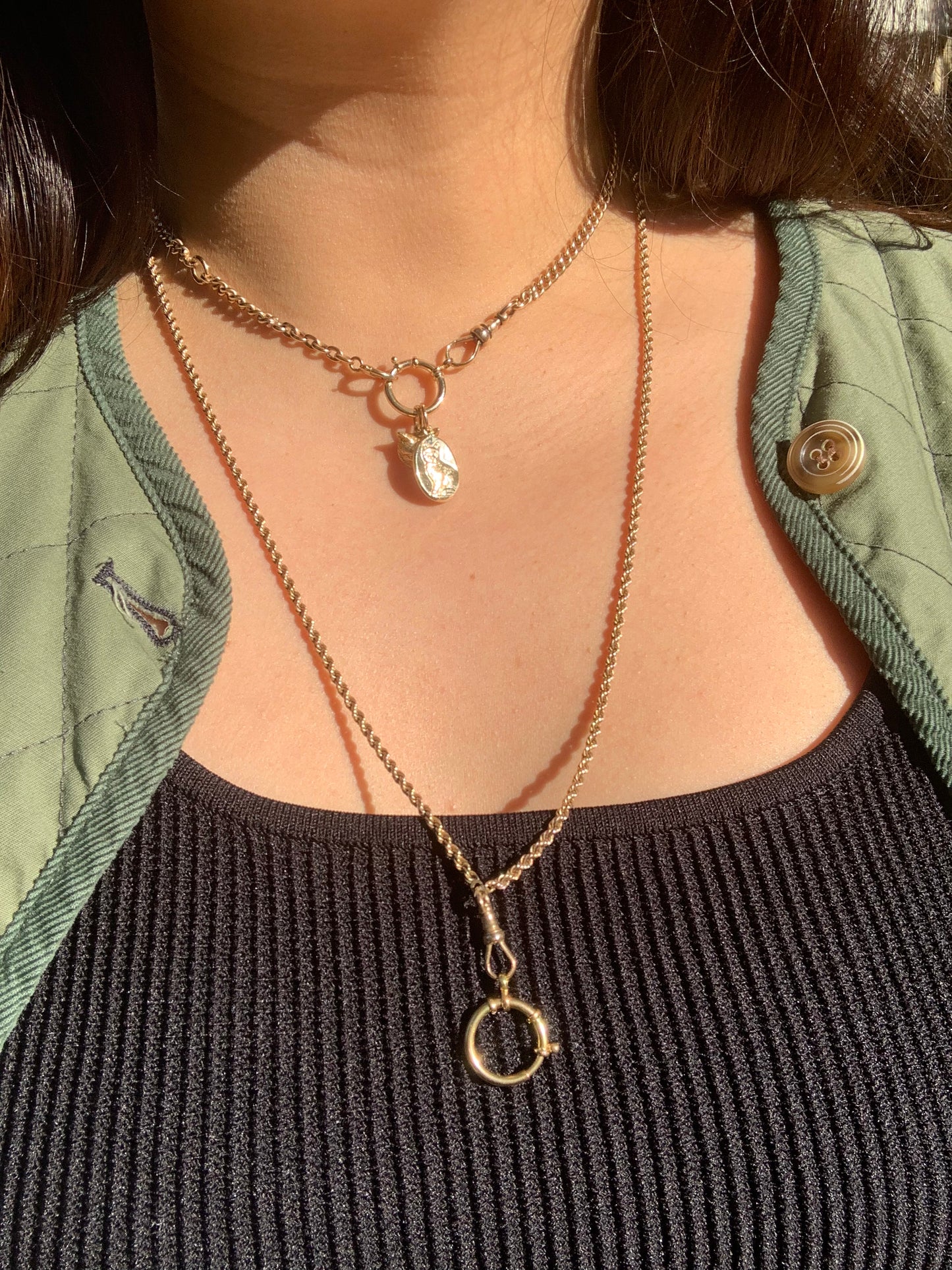 14k Bolt clasps (choice of two styles)