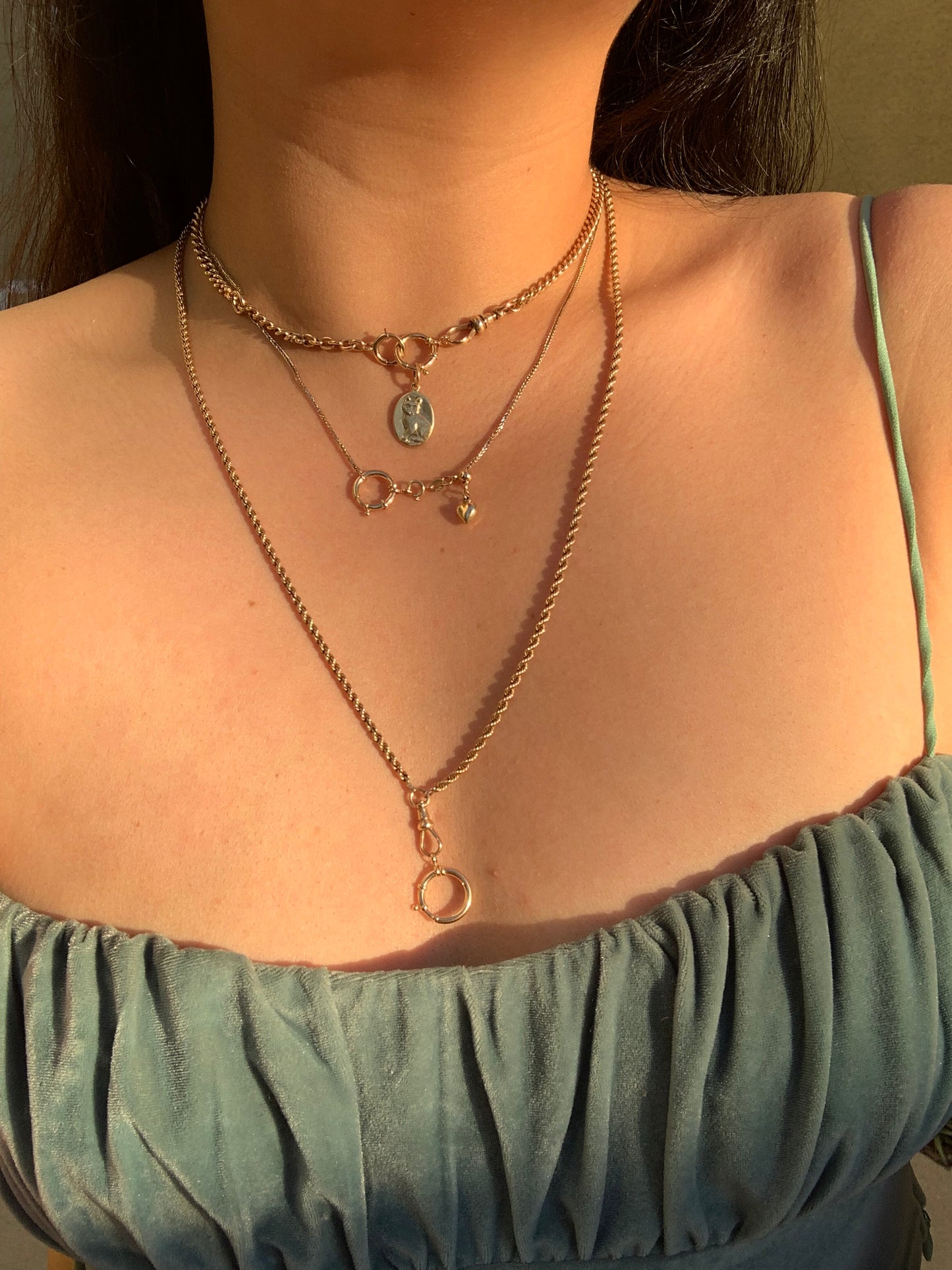 14k Bolt clasps (choice of two styles)
