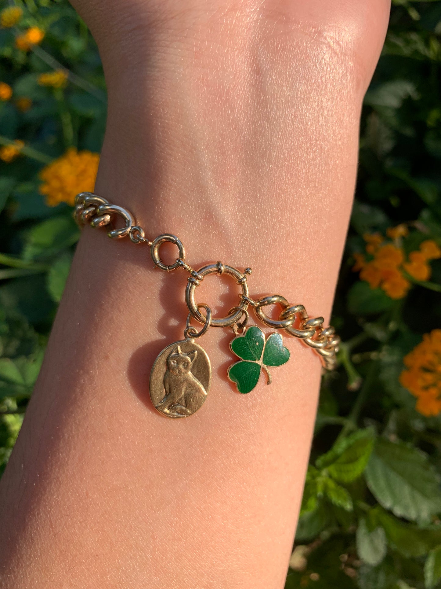 14k Bolt clasps (choice of two styles)