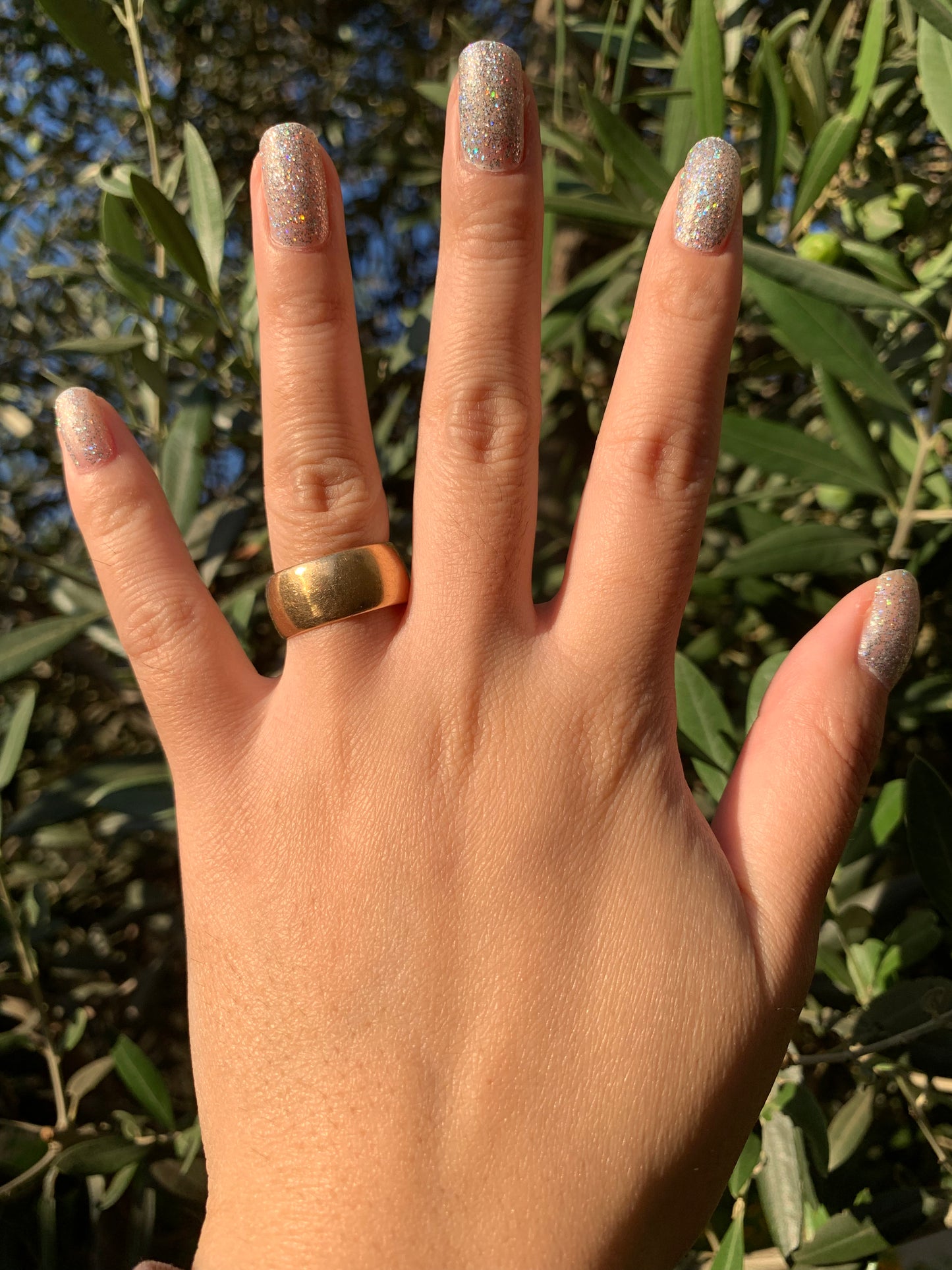 "The Classics" 14k yellow gold 9.5mm-wide cigar band