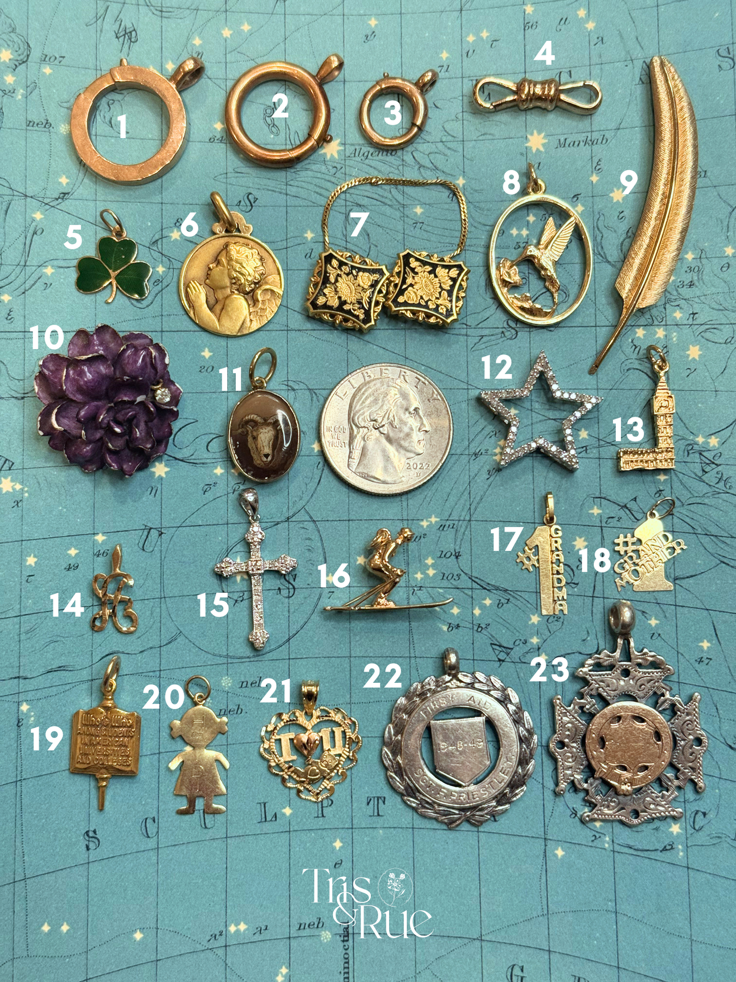 Charms, Pendants, Clasps, Curiosities