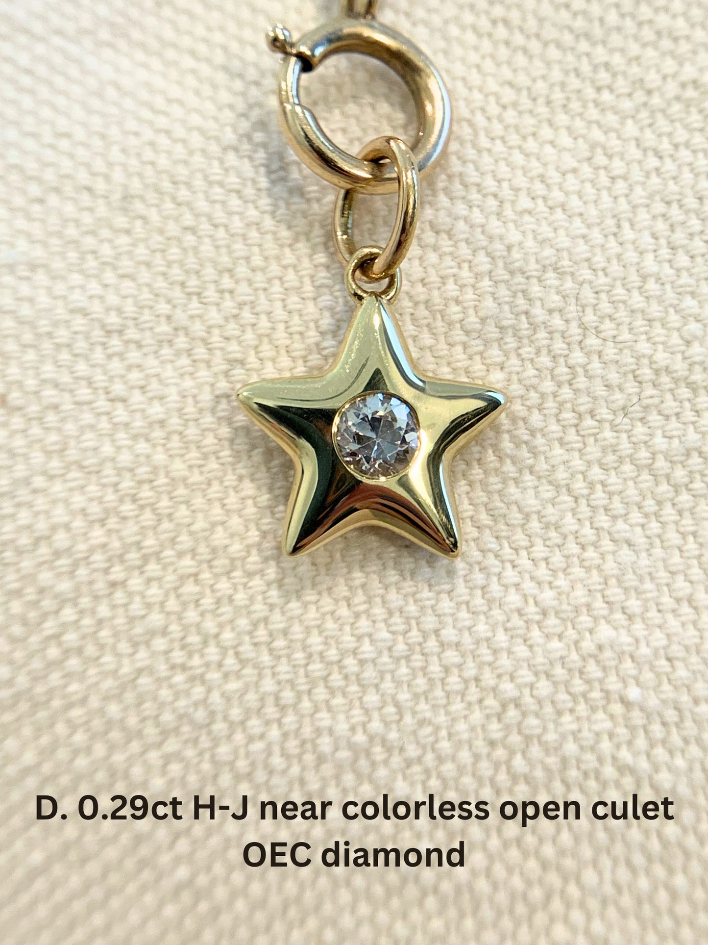 18k Little Star© volume 12: old cut diamonds, limited Hex edition sapphires, emerald