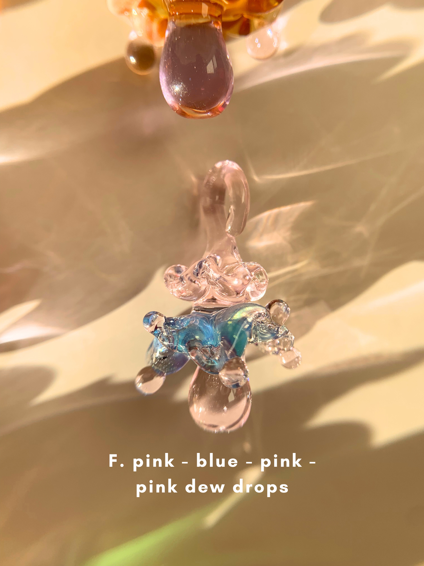 Mystical Mushrooms | Handmade lampwork glass art, each one of a kind