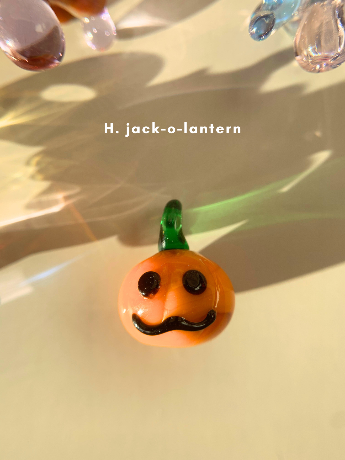 Mystical Mushrooms | Handmade lampwork glass art, each one of a kind