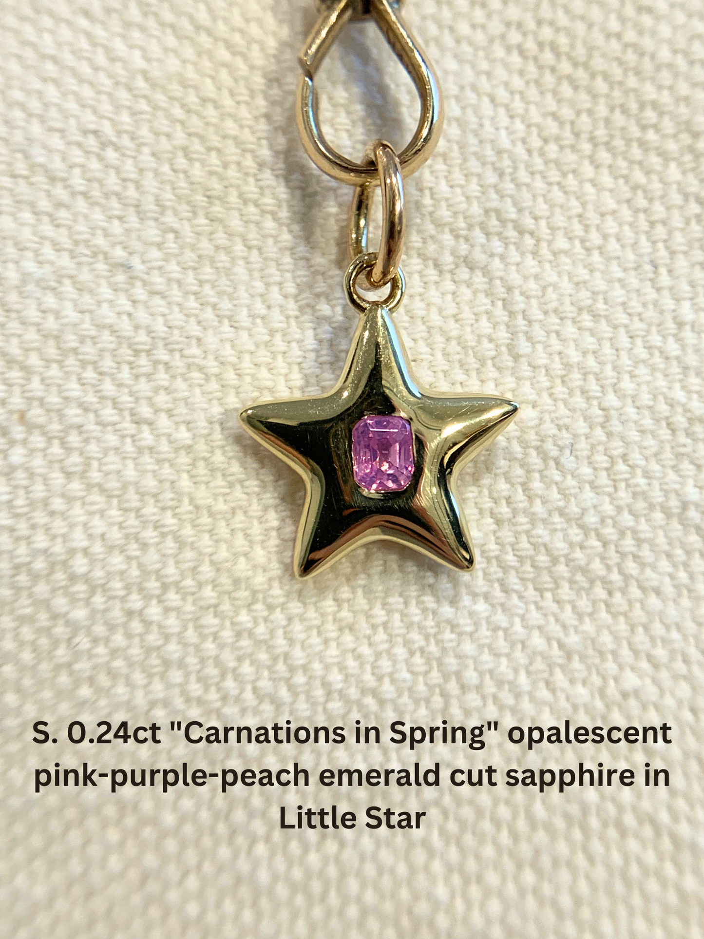 18k Little Star© volume 13 old cut diamonds, Mother Stars, rubies, heart edition sapphires, Hex edition sapphires