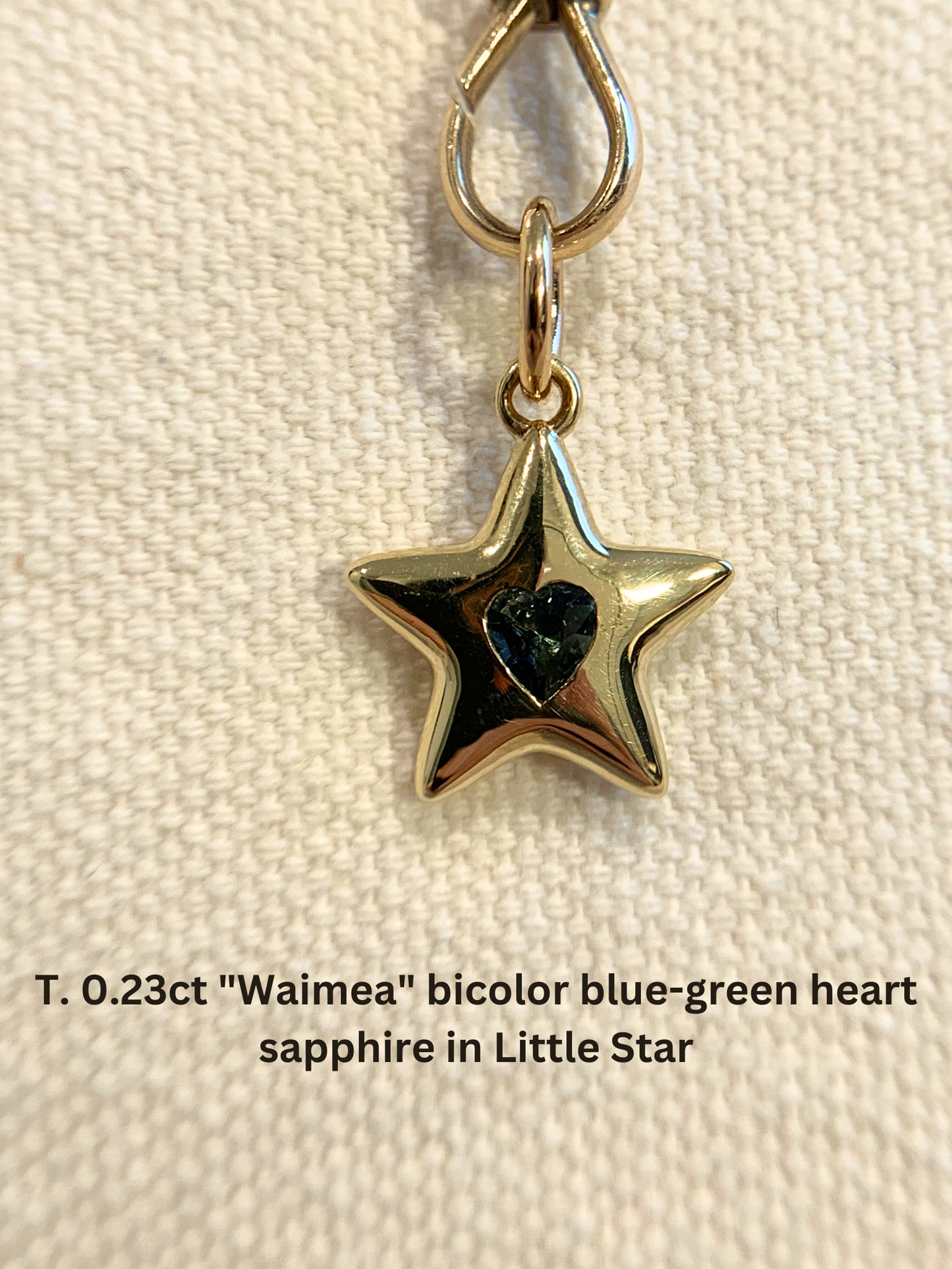 18k Little Star© volume 13 old cut diamonds, Mother Stars, rubies, heart edition sapphires, Hex edition sapphires