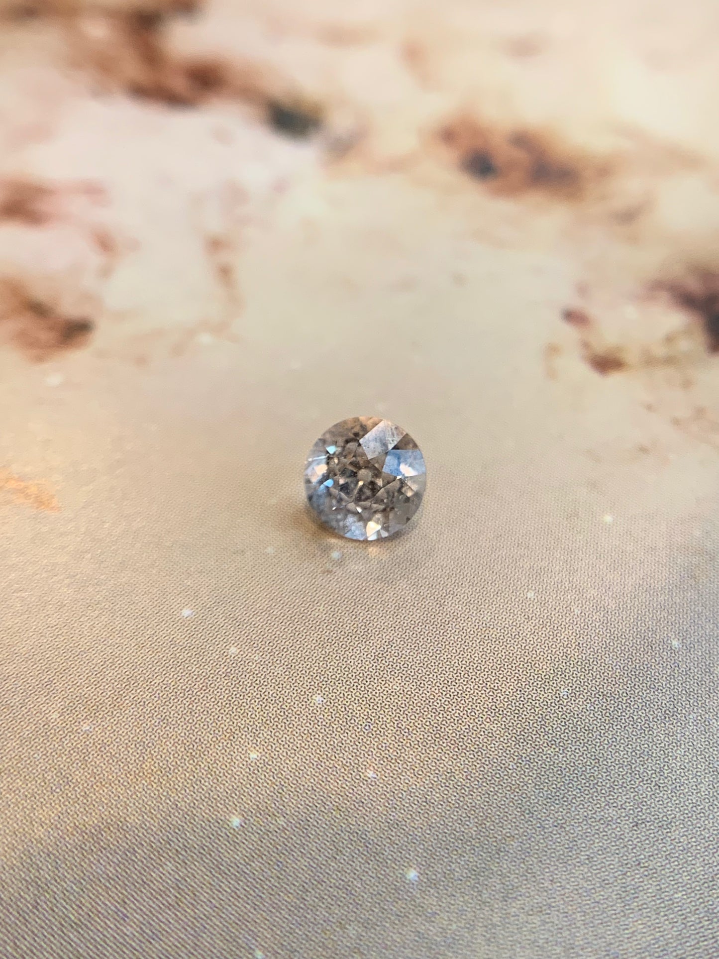 Gina S. custom order - star B. 0.50ct custom cut old European cut sapphire in 14k yellow gold - shiny finish